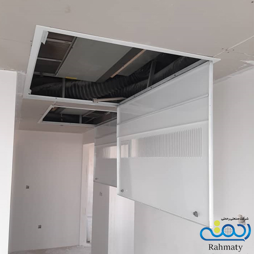 ویژگی ها و مشخصات فنی دریچه بازدید فنکویل شیاردار لولادار