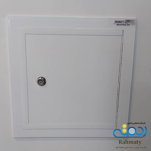 مراحل ساخت دریچه بازدید لولادار آلومینیومی