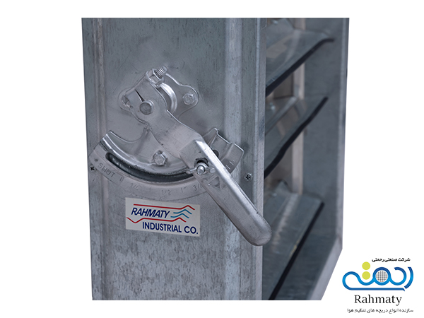 دمپر دستی ساخت شرکت رحمتی